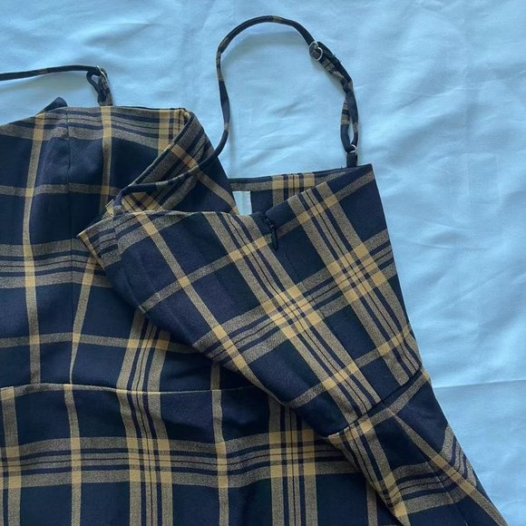 Wilfred Plaid Mini Dress - Picture 7 of 9